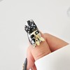 Gold Rabbit Handmade Nail Tips - Long Point / 골드