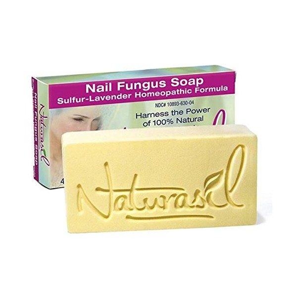 Naturasil Nail Fungus Sulfur Soap 4oz Bar | Helps Treat Onychomycosis