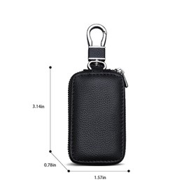 GHYTRIGEN Key fob case - Premium Leather Car Key - Universal Car Key Fob Bags for Men Women - Faraday bag for key fob