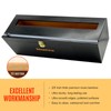 Libreshine Black 18 Inch Plastic Wrap Dispenser with Slide Cutter