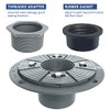 Neodrain 2-Inch PVC Sub Drain, Shower Drain Base, No Hub