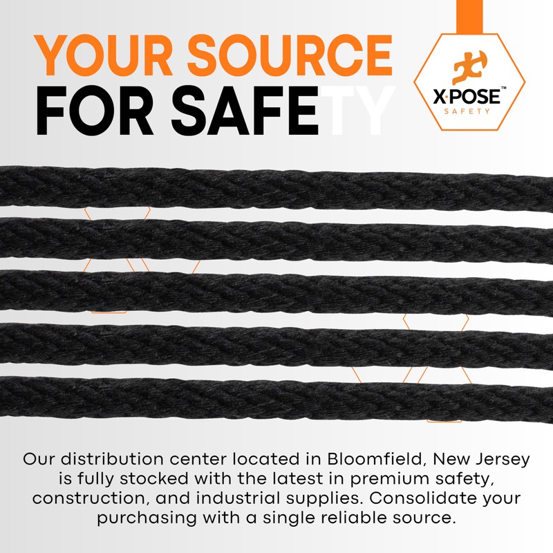 Xpose Safety #6 Sash Cord – 3/16 Inch x 100