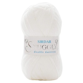Sirdar Snuggly DK Double Knitting, White (251), 50g