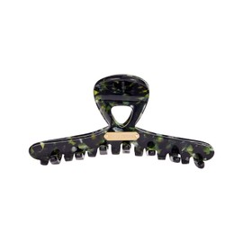 EVITA PERONI Extra Large Hair Clips for Women with Strong Grip Suitable for Oversized hairstyles, Hair Claw Full Clip and Half Clip - Forest Green