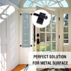 Magnetic Curtain Rods for Metal Doors Multi-Use Adjustable Curtain Rods