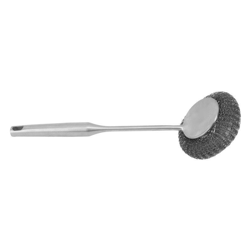Long Handle Steel Wool Scrubber Deep Clean Rustproof Stainless Steel