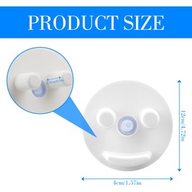 GLADFRESIT Smiley Face Sponge Holder, Funny Face Suction Sponge Organizer Powerful suction cup holder to Place The Sponge for Kitchen Sink