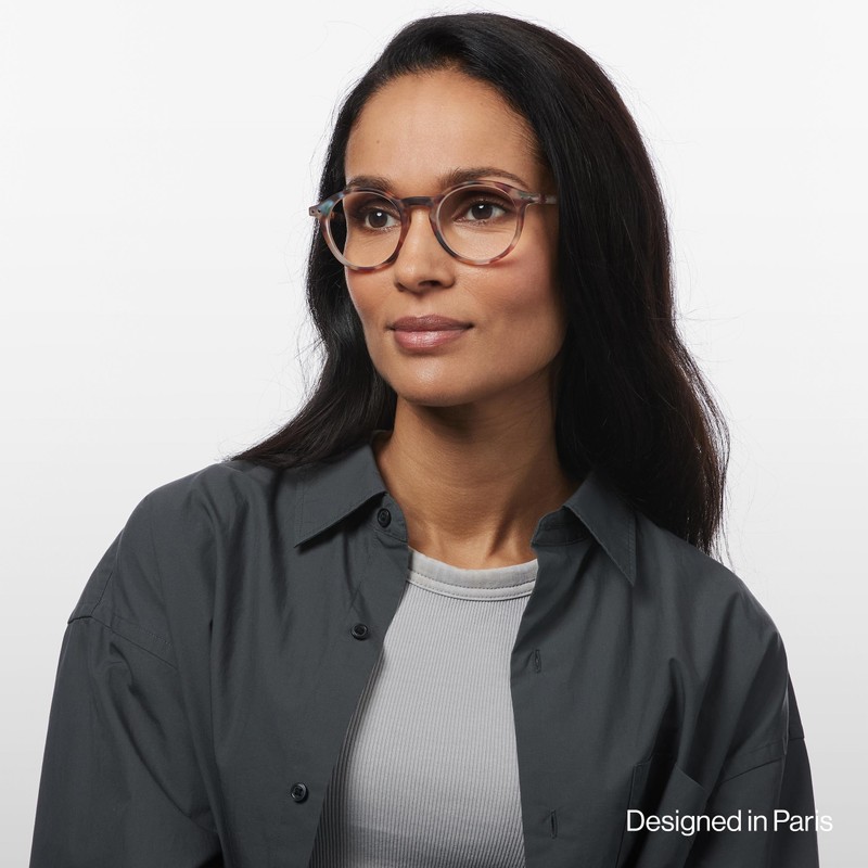 Ijipiji Tortoise Reading Glasses + 2.0#D-Blue