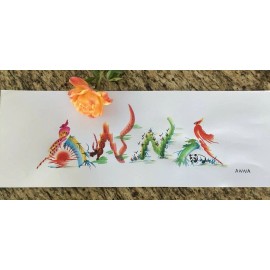 Customized name painting