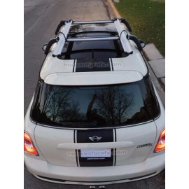 Oracal 15" racing rally stripes decal fits Mini Cooper Clubman Countryman Paceman S