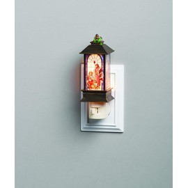 Fontanini by Roman, Holy Family, Night-Light, Plug in, Handmade in Italy, Designed and Manufactured in Tuscany, Polymer, Hand Painted, Italian, Detailed