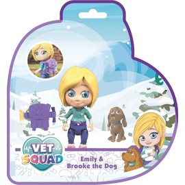 Vet Squad Vet Pet Assortment-Robin & Snowy The Owl, 3 Inch Articulated Vet Figure with pet and Accessories