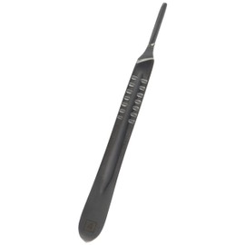Gima - Gouge Blade and Scalpel Handle Stainless Steel No.4 for Blades from 20 to 25