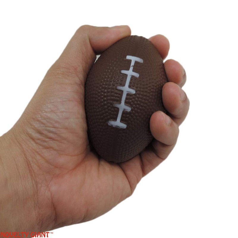 Stress Relief Squeezable Foam Football Package of Six (6)