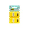 Post-it 680-YW2 Flags Value Pack, Yellow, 1-Inch Wide, 50/Dispenser, 12-Dispensers/Pack