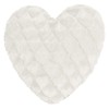 MAGMA Fluffy Hearts Decorative Cushion 40 x 35 cm White