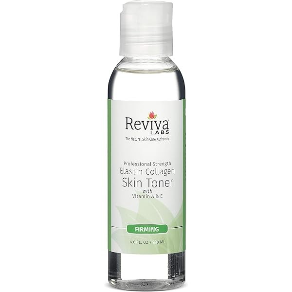 REVIVA LABS - Elastin Collagen Skin Toner with Vitamin A