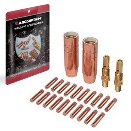 ARCCAPTAIN for Lincoln Magnum 100L Welder Part .023" Contact Tip Nozzle Diffuser MIG Welding Gun Accessory Kit for Lincoln Magnum 100L and Tweco Mini/#1 (.023" Accessory Kit)