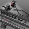 Audífonos Gaming InEar, con Micrófono Desmontable (Negro)