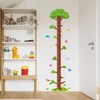 Tree Self-adheve Vinyl Nursery Wall Decal Baby Growth Chart Sticker