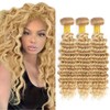 26 28 30 Inch Raivide P27613 Bundle Blonde Deep Wave