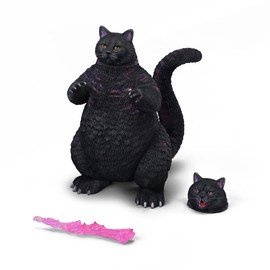 MMOS X JXK Catzilla Statue for Home Decor, Meowzilla Statue Durable Polyresin