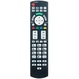 N2QAYB000571 Replace Remote Control Work for Panasonic TV TC-P65VT30 TC-L37DT30 TC-P55GT30 TC-P55VT30 TC-P60GT30 TC-P50GT30 TC-P55VT30 TC-65PST34 TC-P65GT30 TC-L32DT30 TC-P65VT30