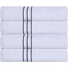 Superior Turkish Cotton Ultra-Plush Bath Towel Set of 4, Towels