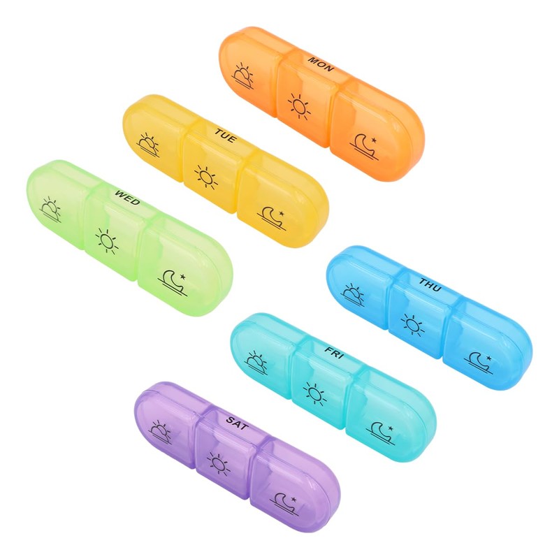 Weekly Pill Organizer 3 Times a Day Large 7 Day