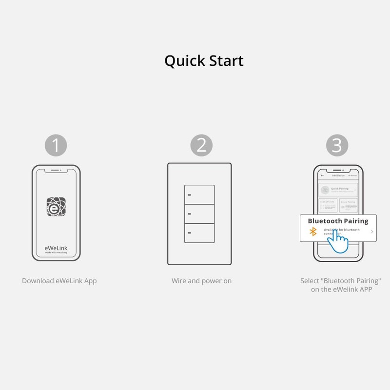 Smilewolf M5 120Type Switchman Smart Wall Switch 1/2/3 Gang Wall