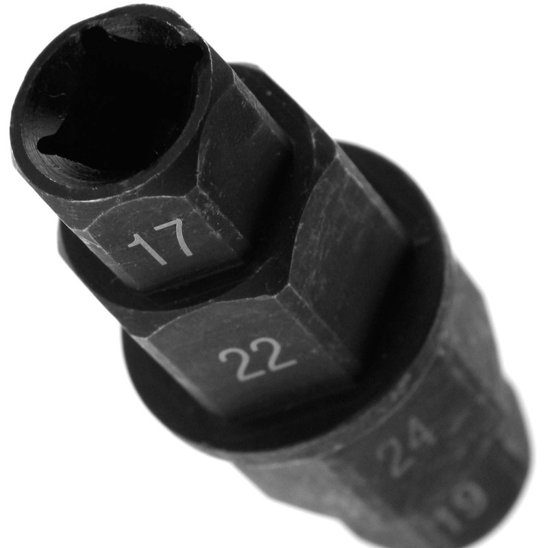 Hexagonal Motorcycle Spanner Special Insert Axle 17 mm 19 mm
