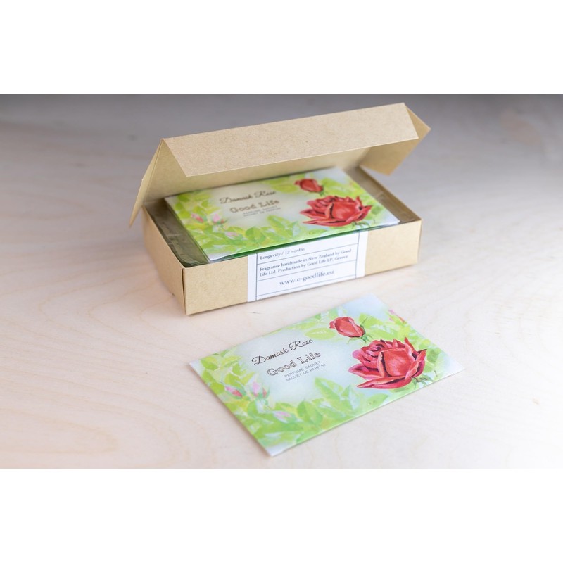 Good Life Damask Rose Scented Sachets | 12 Bags