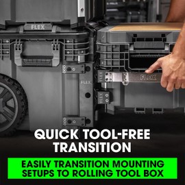 FLEX STACK PACK Storage System Rolling Box Mount - FS1504