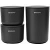 Brabantia Storage Pot Set of 3, Dark Grey