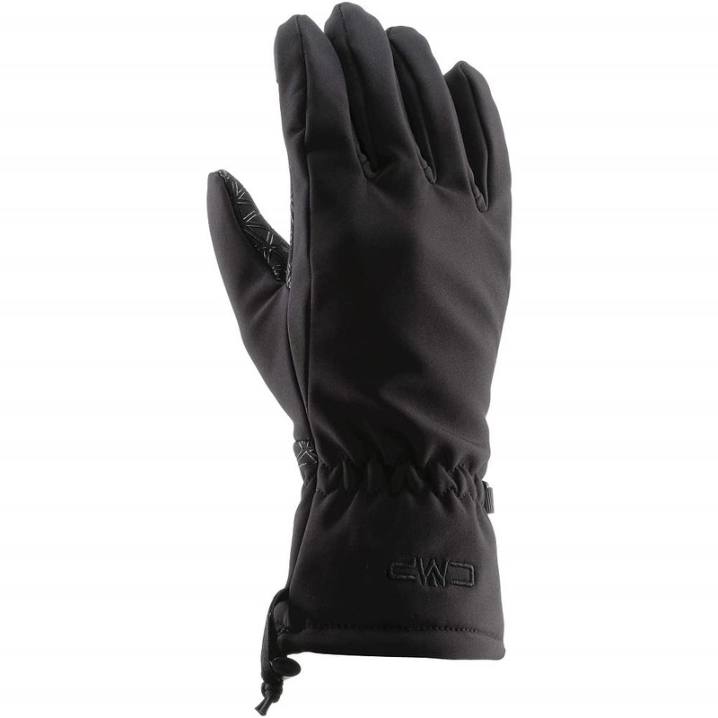 CMP - Woman Softshell Gloves, Black, 8
