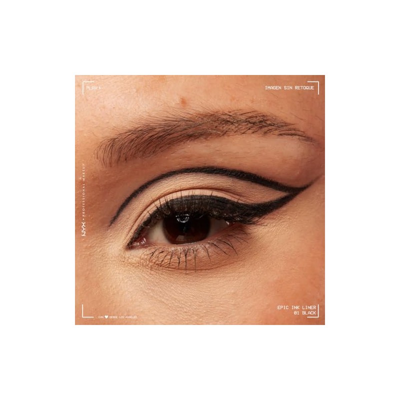 NYX Professional Makeup, Epic Ink Liner, Delineador Ojos a prueba