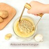 Stainless Steel Potato Masher,Dishwasher Safe Food Masher for Potato, Avocado,