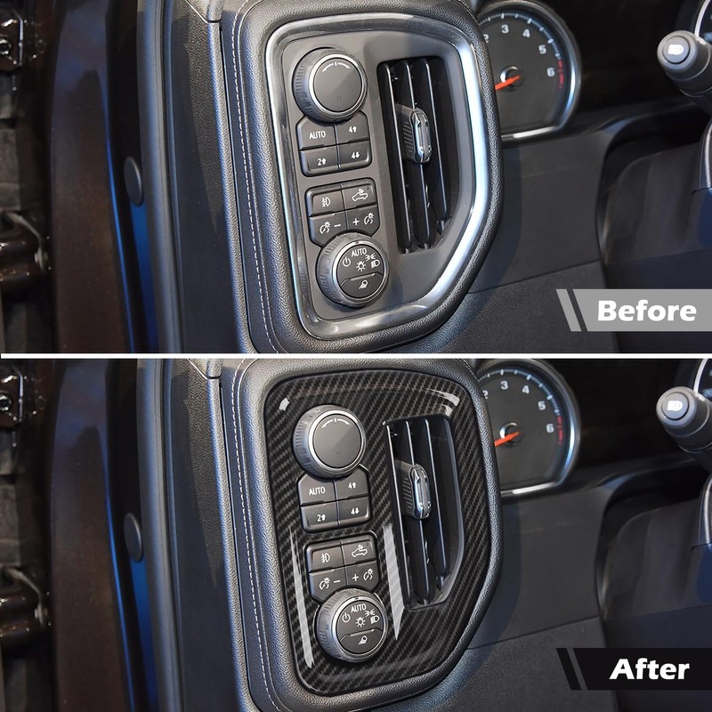 RT-TCZ for Silverado Dash Side Air Vents Panel Trim Cover