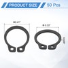 sourcing map 50Pcs 3/8" Internal Retaining Ring Circlip, 65 Mn