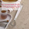 Best Utensils Stainless Steel Mini Egg Whisk Beater Handheld Milk