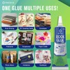 Book Glue, 15ML x 4 Book Adhesive, Clear Book Binding