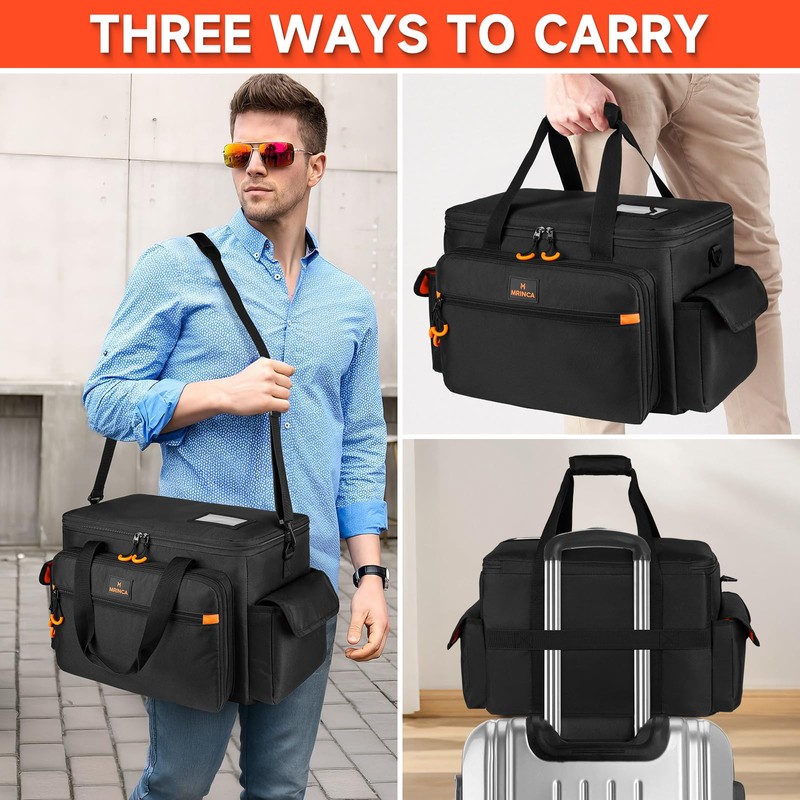 MRINCA DJ Gig Bag for Equipment - Large DJ Cable