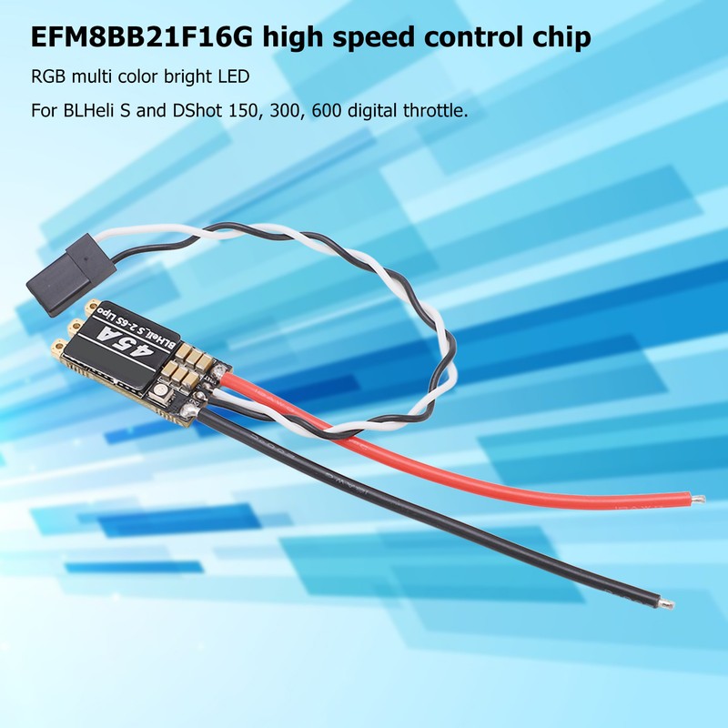 4Pcs Brushless ESC 45A 2 6S Power Supply RGB LED