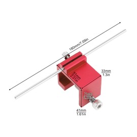 Windance Motorcycle Chain Alignment Tool, Sprocket Chain Maintenance Compatible for ATV Dirt Bike Scooter (Red)