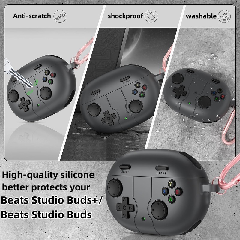 TSVSXS Silicone Case Compatible with Beats Studio Buds Plus/Studio Buds