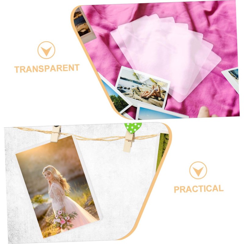 jojofuny 100 Sheets Clear Laminating Film for Photos Mil Thermal