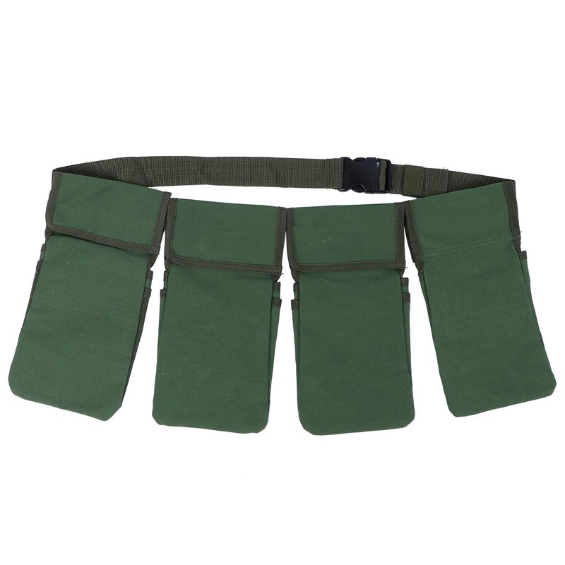 Garden Tool Storage Bag Waist Belt Hanging Bag 4 Pockets