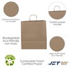 JET PAPER BAGS - Large Brown Paper Bags with Handles