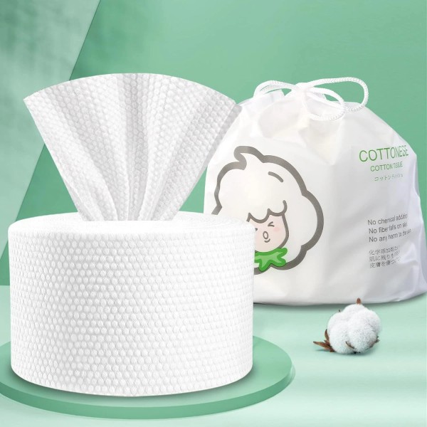GothicBride Disposable Face Towel for Dry and Wet Use, 100%