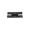 Renovators Supply Manufacturing H Cabinet Hinges 3 in. Black Wrought